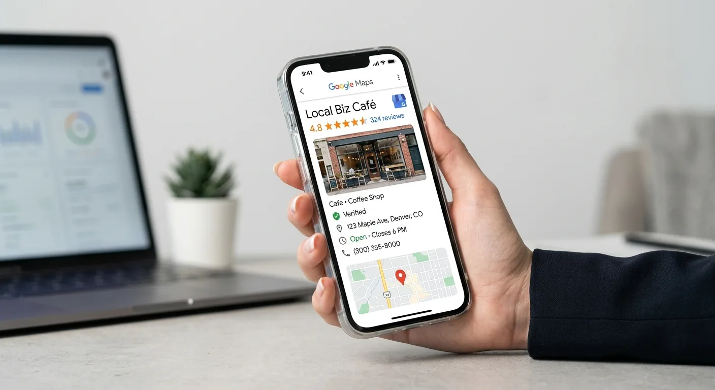 Google Business Profile mit Claude automatisieren: Screenshot der Automation und Workflow